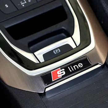 

1PCS car interior sticker Epoxy car decal For Audi a3 a4 a5 a6 s4 s5 s6 s7 c5 c6 b7 b8 b6 q3 q5 q7 8p 8v Car accessories