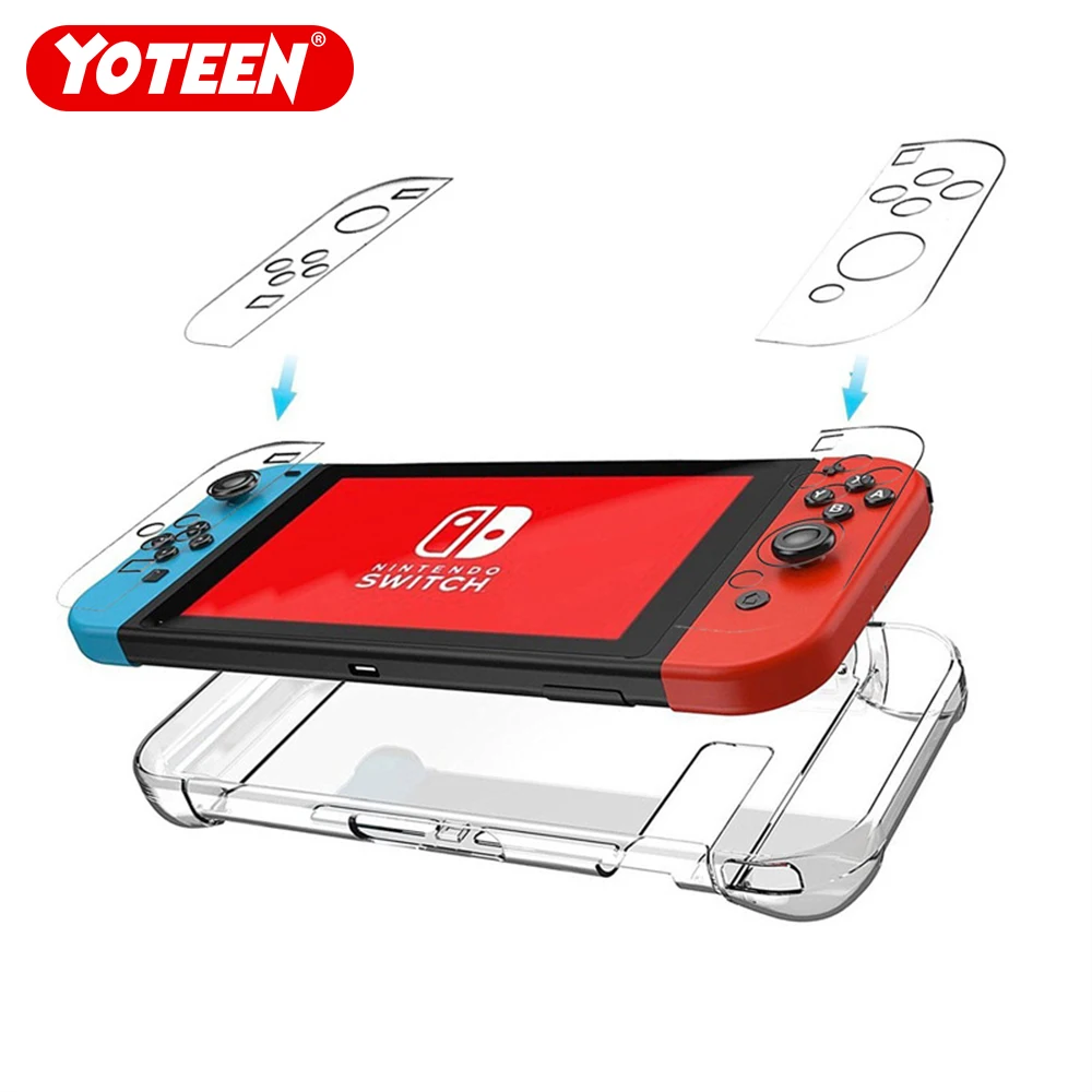Прозрачная задняя Сумка защитный чехол для nintendo Switch NS NX чехлы Ультратонкий
