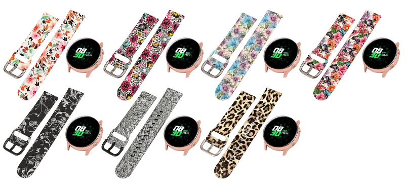 Браслет ремешок для Huami Amazfit bip Youth Correa наручные часы ремень для samsung Galaxy Active 42 мм gear S2 Garmin Vivoactive Band