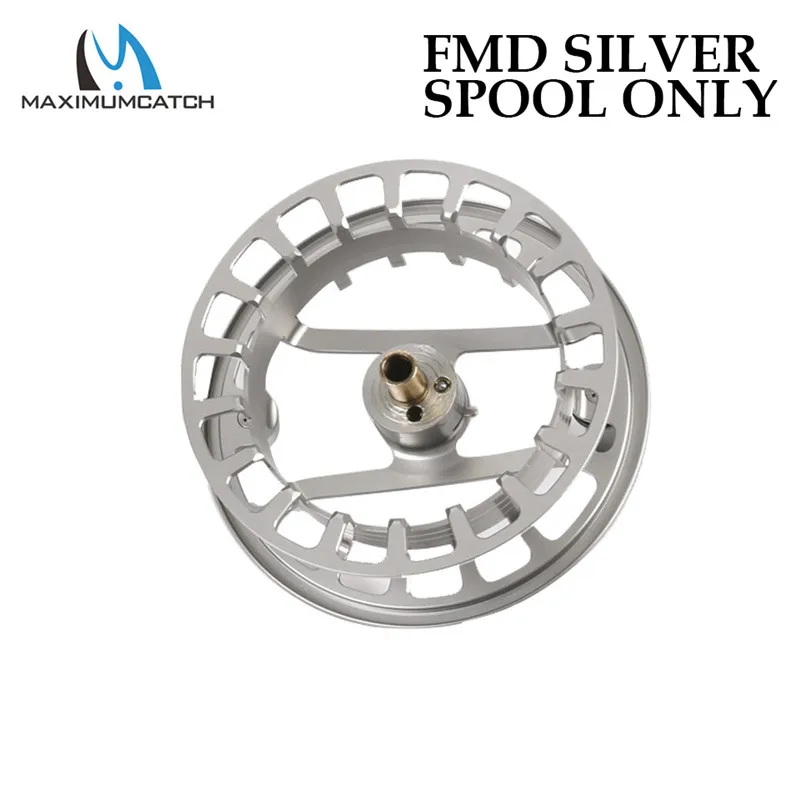 Maximumcatch 2-13wt полностью водонепроницаемый супер светильник Рыболовная катушка для ловли нахлыстом соленая и спиннинговая катушка для ловли рыбы в пресноводных водоемах - Цвет: FMD Spool Silver