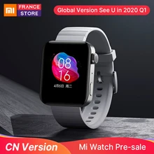 Xiaomi Mi Watch часы CN версия MIUI для Smartwatch процессор Qualcomm поддержка воспроизведения музыки дистанционное управление домашнее устройство спорт здоровье