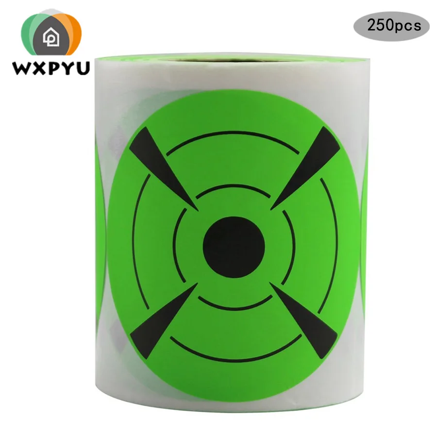 

3inch per roll Self Targets for Shooting Firearms Targets round Shooting Target Sticker High Quality Adhesive Shooting Targets