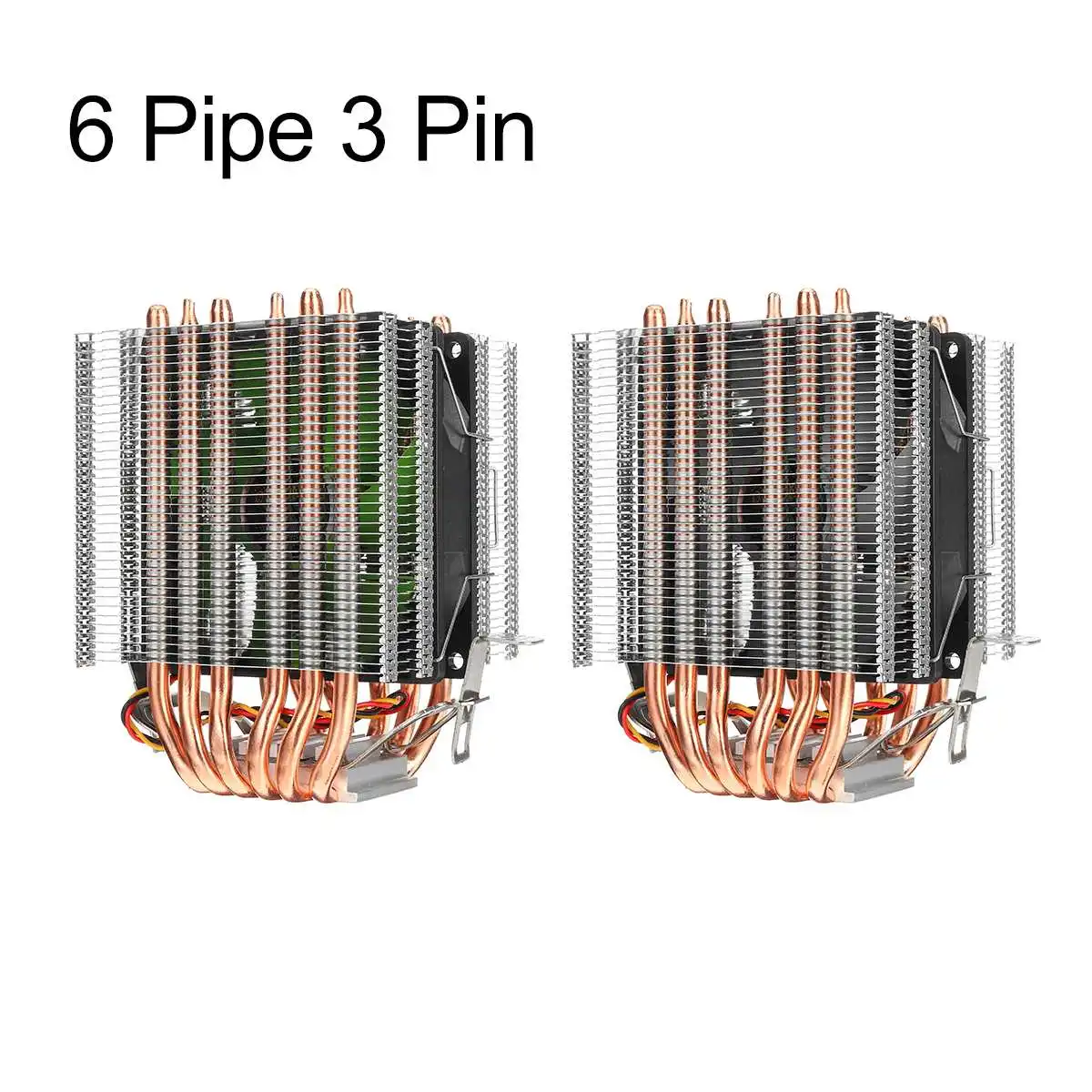 4pin 3pin cpu cooler ventilador de refrigeração