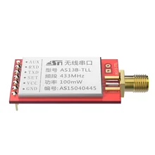 433 МГц 100 мВт беспроводной модуль последовательного порта направленная передача мастер и раб сетевой плагин UART модуль SMA интерфейс