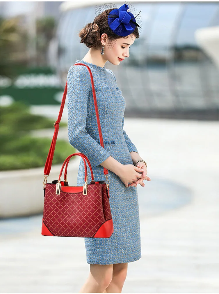 Винтажные Настоящие сумки Bolsas Feminina с цветочным рисунком, клетчатые сумки через плечо для женщин, сумка на плечо, женские повседневные сумки-мессенджеры и сумочки