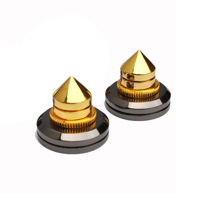 

2 Sets Shockproof Speaker Spikes Floor Protectors Isolation Subwoofer Spikes Stand CD Amplifier Turntable Pad Stand Feet