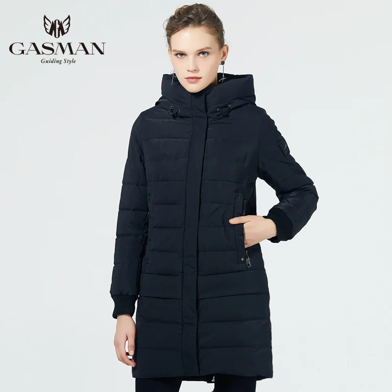 Goedkoop Gasman 2019 Jas Down Winter Vrouwen Hooded Warme Parka Jas Hight Kwaliteit Vrouwelijke Nieuwe Winter Collectie Winddicht Jas