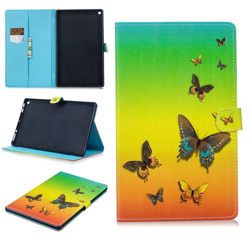 Чехол для Amazon Fire HD 10, чехол, подставка для смарт-сна, PU кожаный чехол для Amazon Kindle Fire HD 10 1" Funda