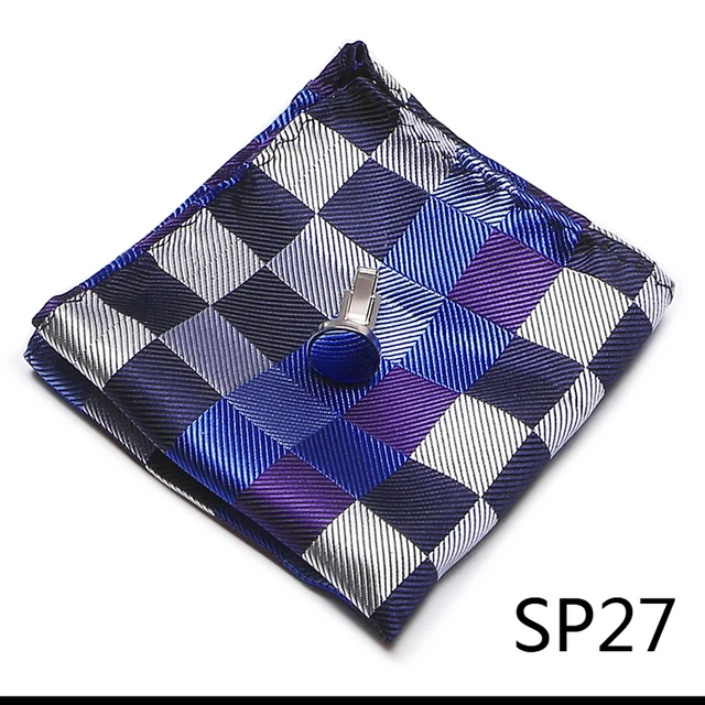 Newest style  Brand Factory Sale Top grade  Pocket Square Paisley Dropshipping Clothing accessories Memorial Day Fit Workplace SP27
