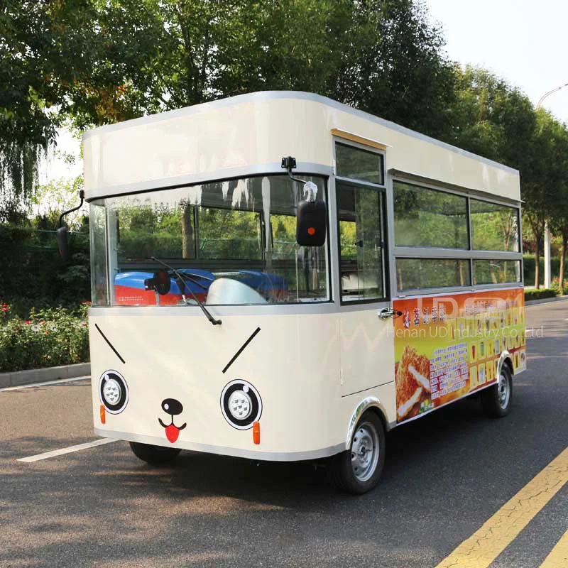 Mobile Kitchen Food Truck Coffee Shop Kiosk Ice Crean Pizza Snack Waffle House Catering Van Trailer Electric Food Truck In Vendita