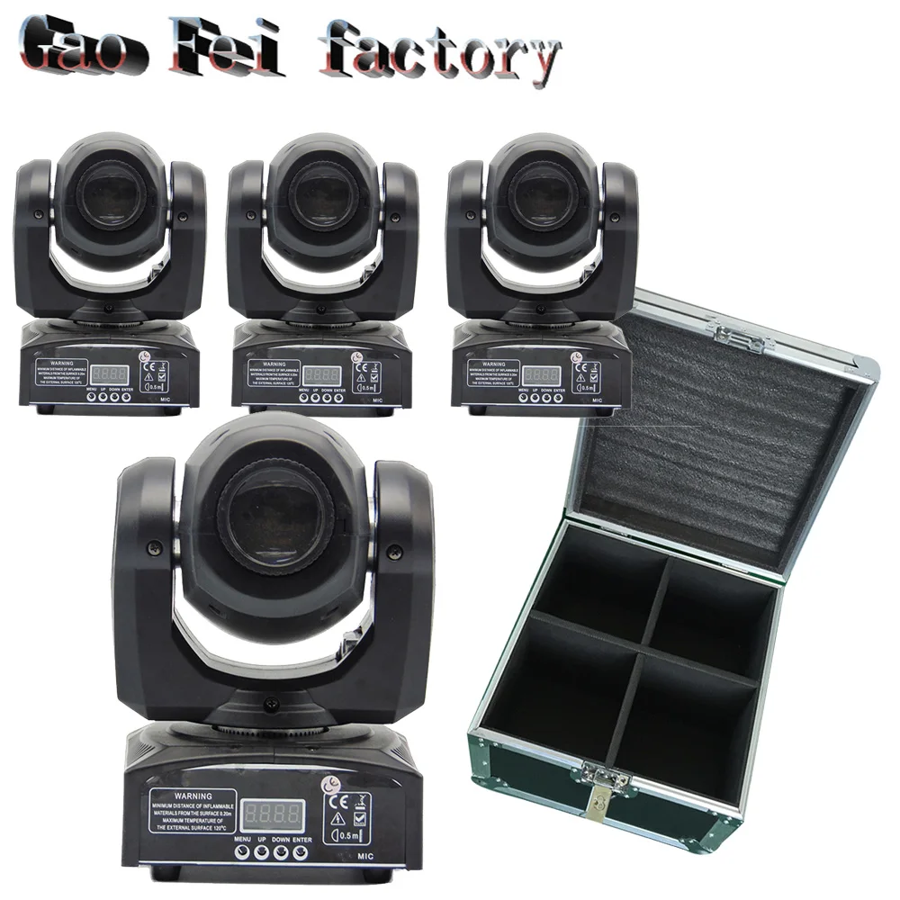 mini moving head led stage lights high brightness 30w moving head led with availability of the flight cases