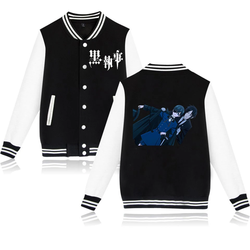 2019 New Arrivals Zip-up Baseball Uniform Unisex Black deacon Hoodies Casual Full Sleeve B Sweatshirt Hip Hop Clothing