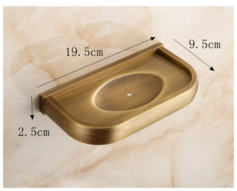 saboneteira de parede em latão acessório de banheiro para pratos para cobre