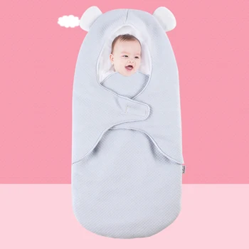 

Unisex Infant Baby Swaddle Blankets Soft Thick Fleece Knit Baby Newborn Stroller Wraps Envelope Baby Sleep Bag Swaddling New
