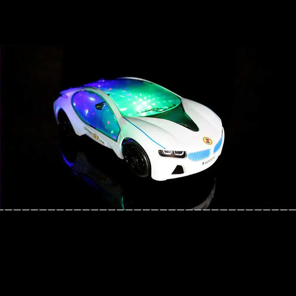 Детский 3D светильник с музыкальным автомобилем, электрическая Универсальная автомобильная игрушка, Детская модель автомобиля, детский креативный подарок