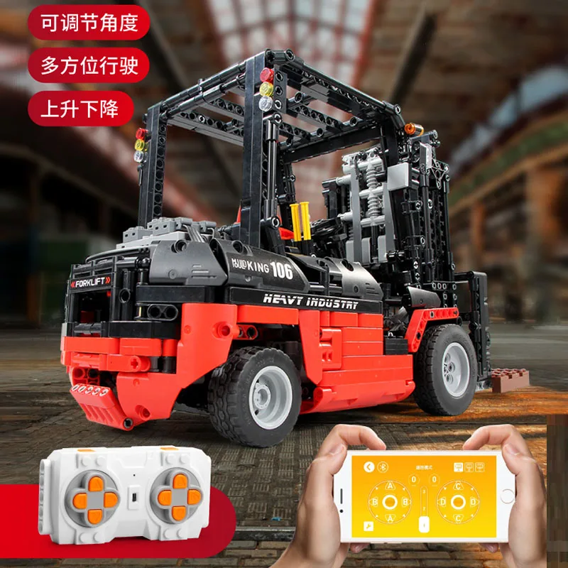 

Technic Series Crane Forklift Mk II Truck Compatible Building Blocks Bricks Power Motor Function Car Toys Kids Gift 3681