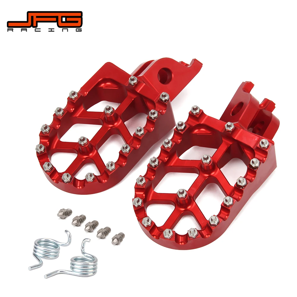 AnXin Foot Pegs Footpegs Rests Pedals CNC For HONDA CR125 CR250R CRF250R CRF250X CRF450R CRF450RX CRF450X CRF250L CRF250M Motorcycle