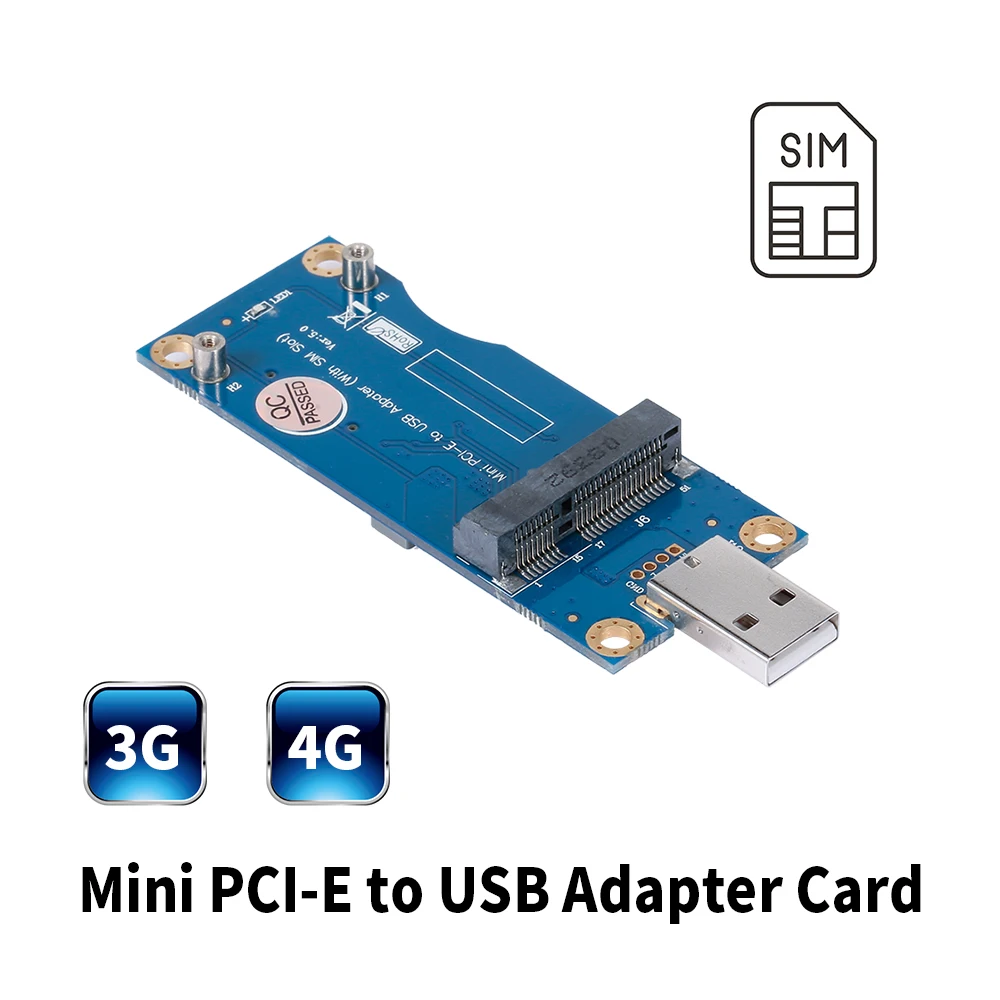 Новый мини-адаптер PCI-E к USB тестовый преобразователь WWAN адаптер карта 3G/4G модуль
