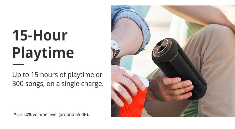 Tronsmart T6 Plus Upgraded Edition Bluetooth 5.0 Speaker 360° Surround Sound NFC Connection IPX6 Waterproof Portable Speaker   (11)