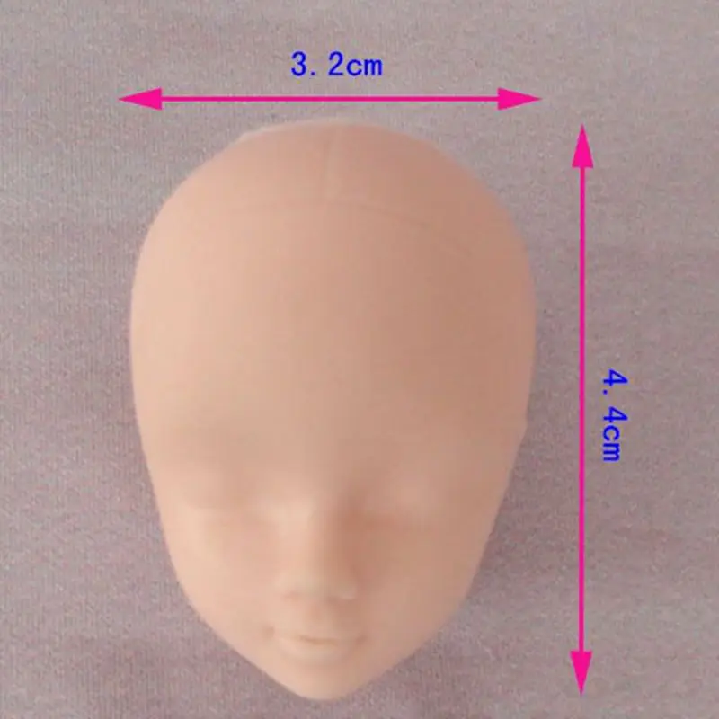 10pcs Plastic Practice Makeup Doll Heads Painting Doll Body Part Doll Craft  Making Heads