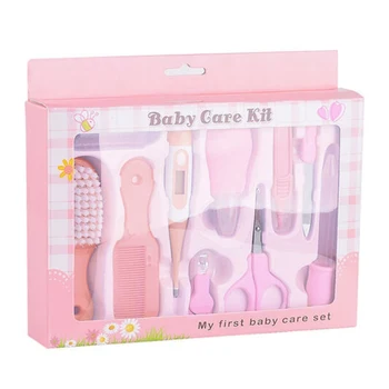 

Portable 6/8/10pcs Baby Newborn Health Care Set Nail Hair Manicure Brush Maternal Kids Care Grooming Kit Home Travel Kits