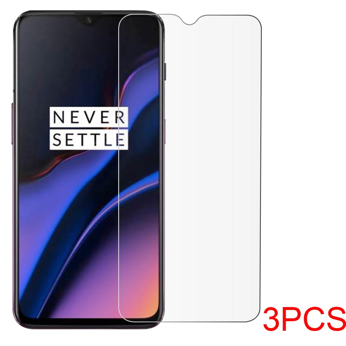 3PCS Protective Glass For Oneplus 7 7T Transparent Tempered 5 5T 6 6T 3 3t Screen Protector One Plus | Мобильные телефоны и