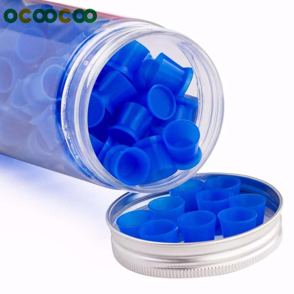 OCOOCOO B014 специальная силиконовая чашка пигмента татуировки синий|pigment cups|silicone