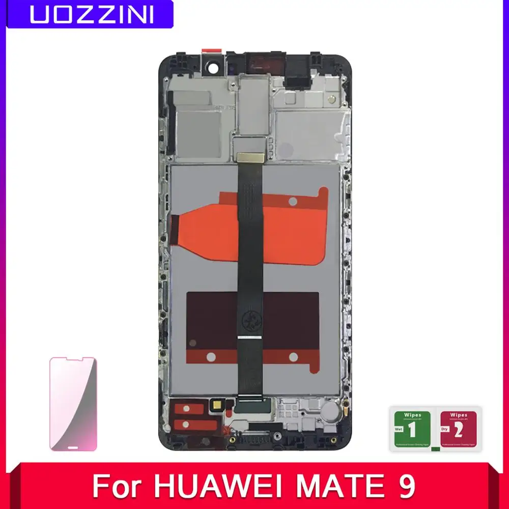

10 Pcs/Lot Lcds For Huawei Mate 9 TFT LCD Display Touch Screen Digitizer Assembly Replacement With Frame MHA-L09 MHA-L29