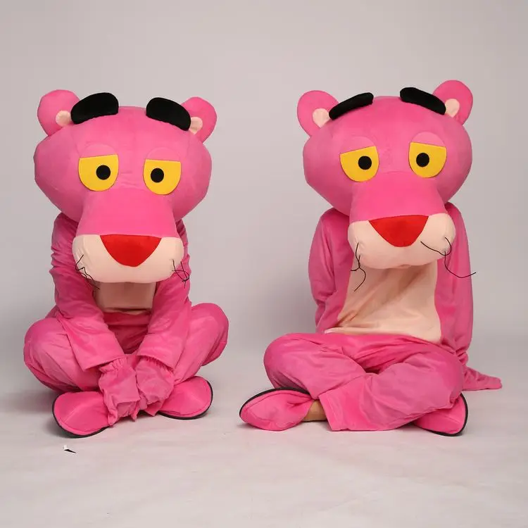 Pink Leopard Cosplay Mascot Costume