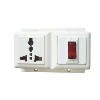 

Universal hole Wall socket with switch Surface mounting 10A card line with switch socket Multi-function jack Extension Socket