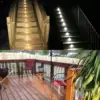 10PCS/Lot FVTLED LED Deck Lights 35mm Half Moon Outdoor Garden Decoration LED Underground Lamps IP65 Waterproof Pathway Lighting 6