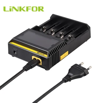 

LiNKFOR For Nitecore D4 EU Charger 2018 Model Universal Battery Charger LCD Panel Display For Rechargeable Batteries Charger