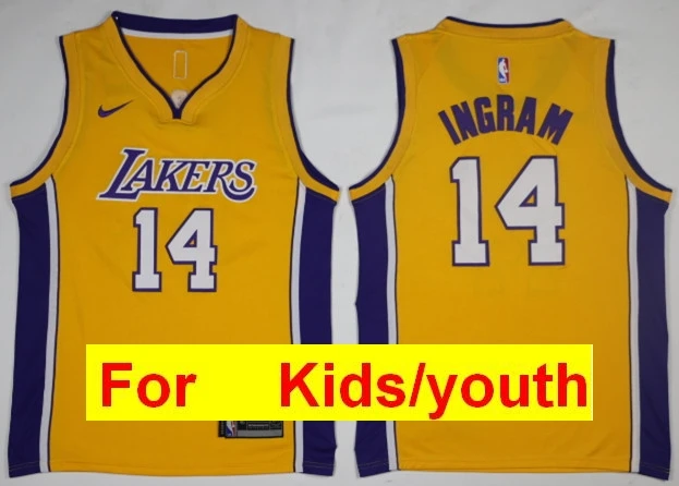 Черный LeBron James Lonzo Ball Кайл Kuzma Brandon Ingram Kobe Bryant баскетбольные майки - Цвет: Черный