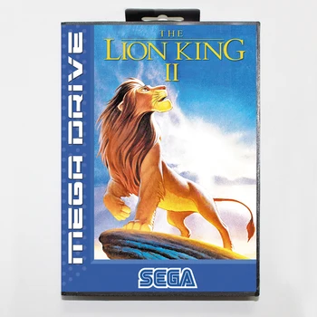 

Lion King 2 16bit MD Game Card For Sega Mega Drive/ Genesis with Retail Box
