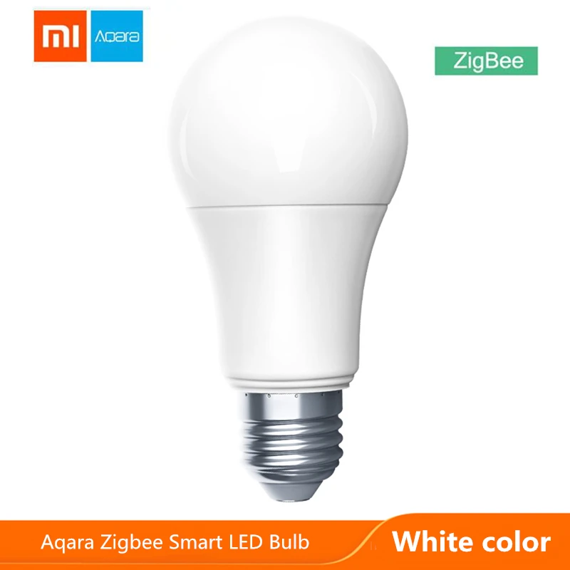 Xiaomi mijia Aqara Zigbee умный светодиодный светильник Zigbee версия 9W E27 2700 K-6500 K белый цвет умная светодиодная лампочка с дистанционным управлением светильник с домашним комплектом