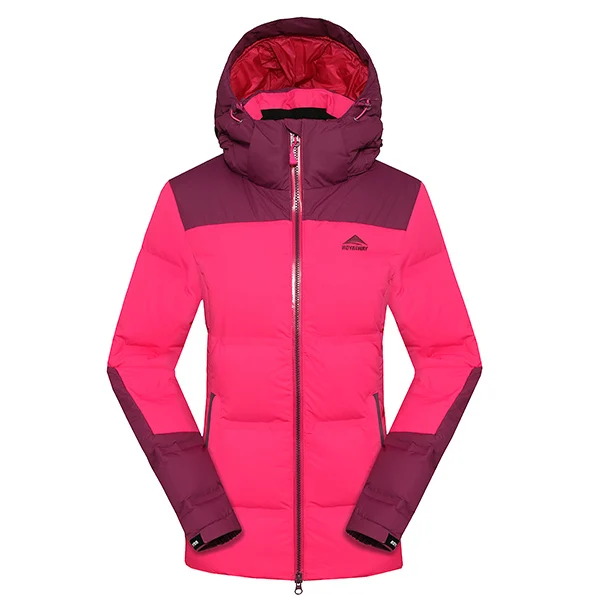 ROYALWAY, Новое поступление, зимний женский пуховик, USB, теплые пальто, для улицы, для пеших прогулок, удобная пуховая куртка, impermeavel RFDL4314F - Цвет: Красный