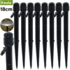 10/20PCS 18cm Micro Bubble Drip Irrigation 1/4'' Adjustable Emitters Dripper Sprinkler Stake Watering System 4/7mm Hose Tubing ► Photo 1/6