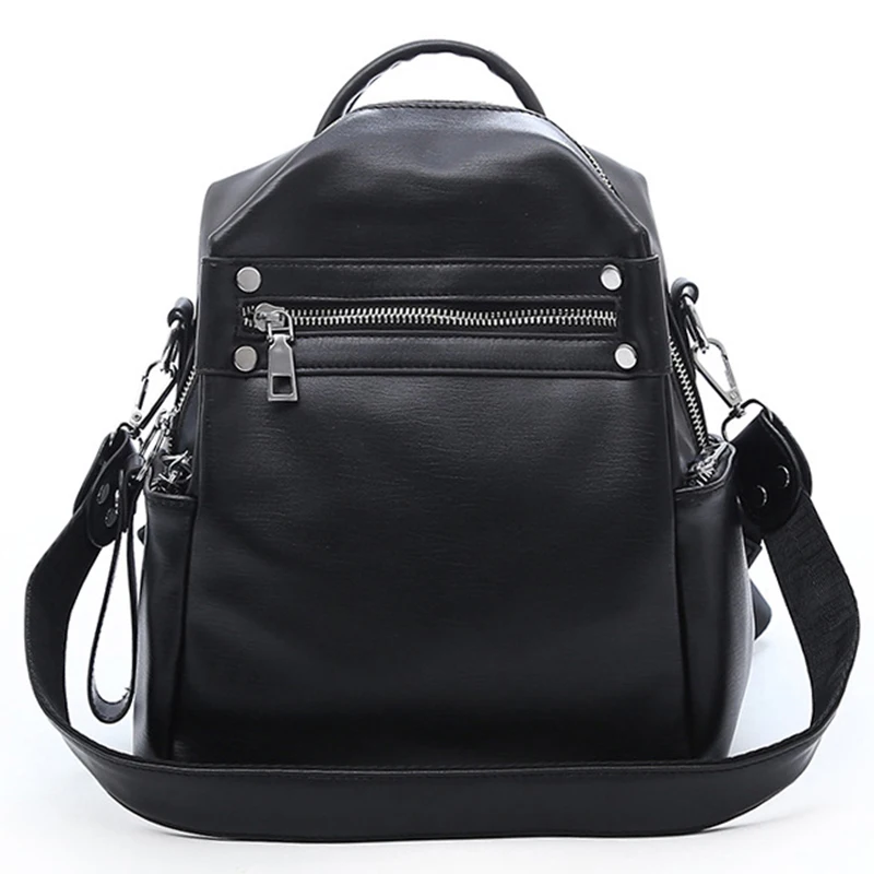 

2020 New retro women's Backpack Female Shoulder Bag Multi-purpose Casual Fashion Ladies Small Backpack soft leather school bags