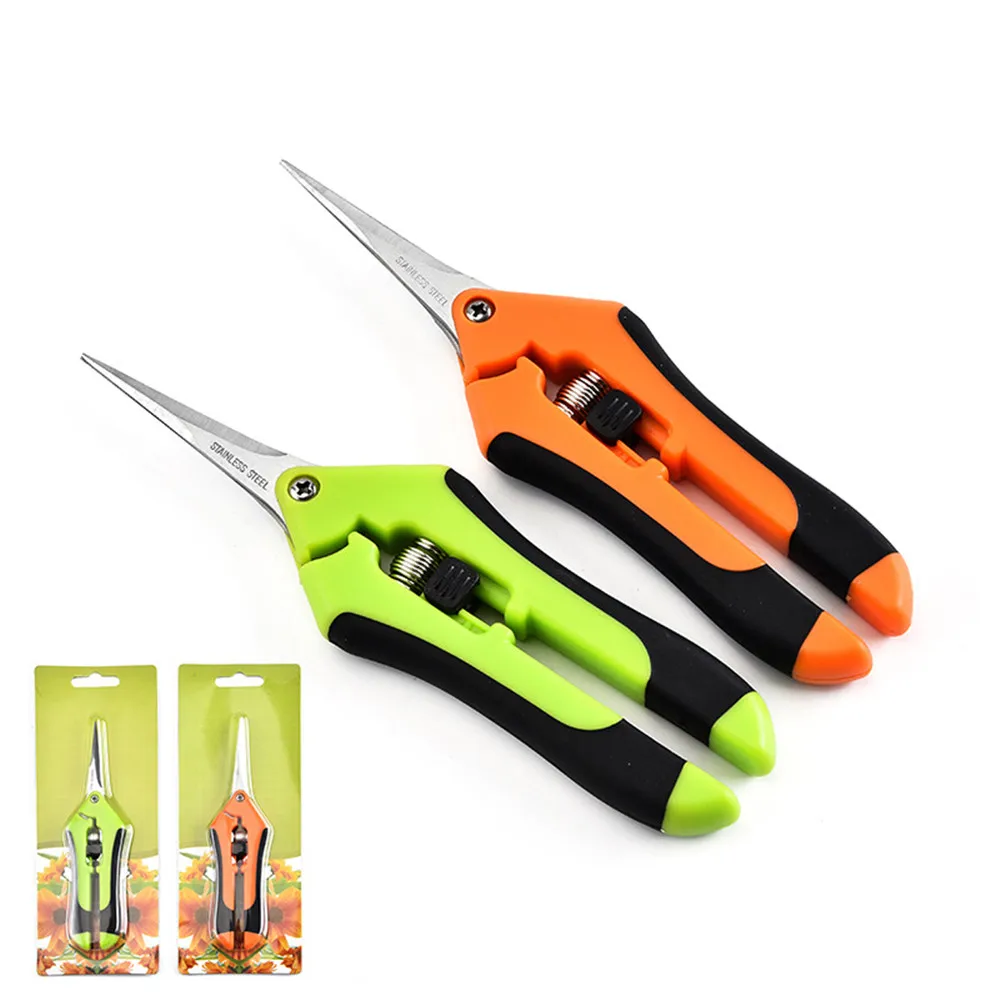 

1PC Garden Pruning Shears Fruit Picking Scissors Household Potted Trim Weed Branches Small Scissors Gardening Tools