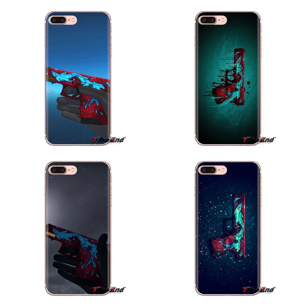 For LG G3 G4 Mini G5 G6 G7 Q6 Q7 Q8 Q9 V10 V20 V30 X Power 2 3 K10 K4 K8 2017 Silicone Housing Case Cs Go Water Elemental pistol | Мобильные