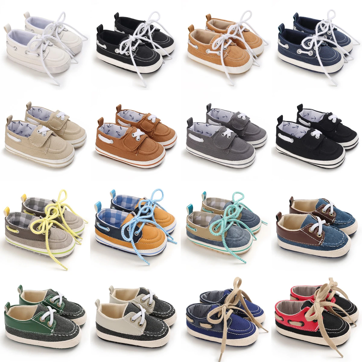 Zapatos de bebé clásicos para niños niñas nacidos, calzado deportivo informal de PU con suela suave para primeros pasos|Primeros pasos| - AliExpress