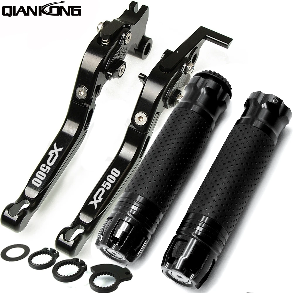 

For Yamaha SBS XP500 2010 2011 XP-500 WITH LOGO Motorcycle Accessoriese Brake Handle CNC Adjustable Brake Clutch Lever Handbar