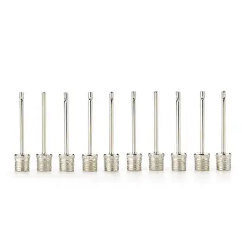 

10 pcs Ball Inflating Pump Needle For Football Basketball Soccer Inflatable Air Valve Adaptor Sports Stainless Steel Pump Pin