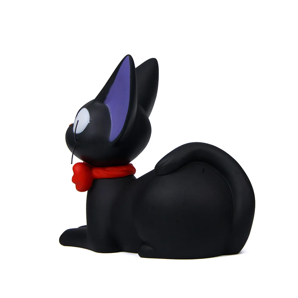 Cartoon Piggy Bank Studio Ghibli Hayao Miyazaki Kiki's No Face Man Piggy Bank Black JiJi Cat Action Figure PVC Toy Birthday Gift