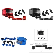 Мотоцикла с ЧПУ жидкости резервуар масляный Кубок главный цилиндр тормозной муфты подходит для большинства мотоциклов/спортивный велосипед/уличный велосипед универсальный