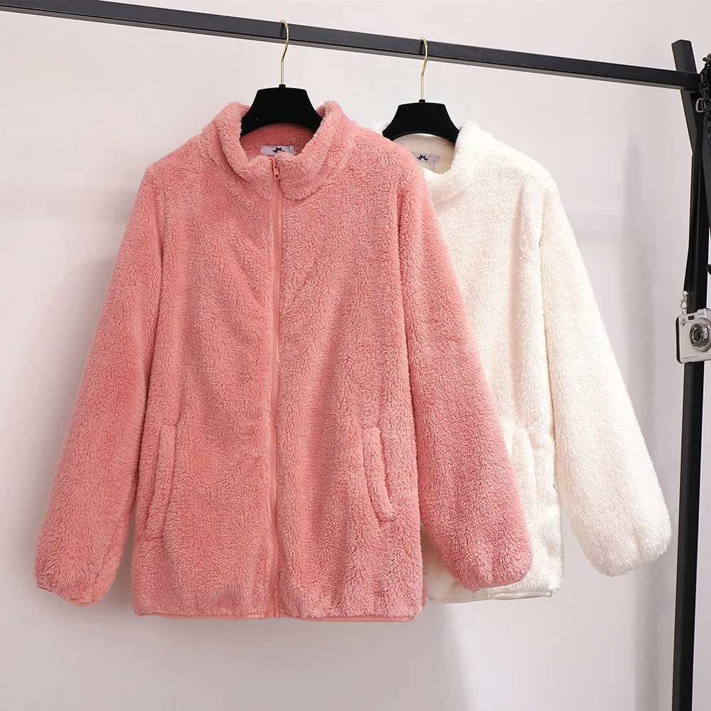 

200 Extra-Large Size Dress Fat Mm Sister Winter Thick Cardigan Loose-Fit Slimming Western Style Jacket