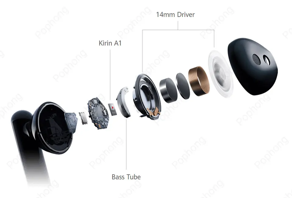HUAWEI FreeBuds 3 Bluetooth наушники kirin A1 интеллектуальное шумоподавление кран контроль быстрая Беспроводная зарядка