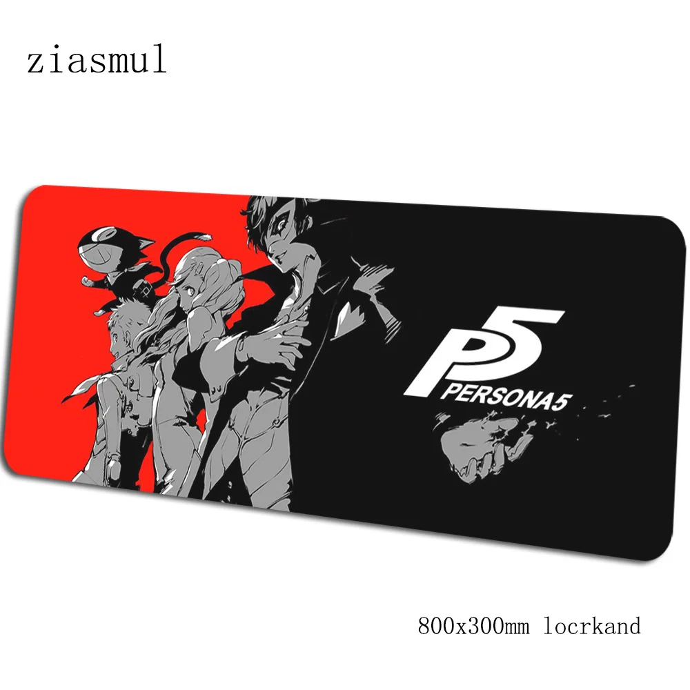 Persona 5 padmouse 80x30 см игровой коврик для мыши Инди поп коврик для мыши геймерский компьютерный стол эстетический коврик notbook mousemat pc - Цвет: pattern 4