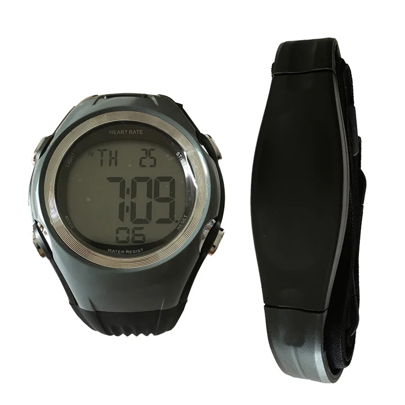 2 Heart Rate Monitor Men Sports polar Watches Waterproof Digital Wireless Running Cycling Chest Strap Women Sports Watch Orange