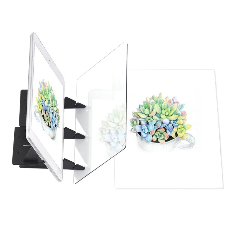 

Optical Child Drawing Board 3 Layer Dimmable A4 Tracking Light Pad Three Generation Copy Projection Linyi Plate Optical Painting